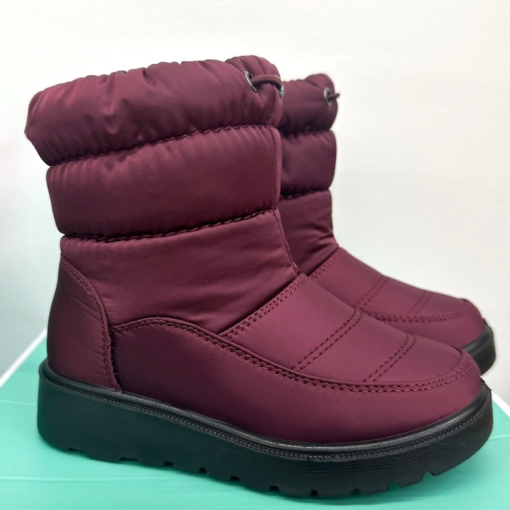 GIRLS Black Winter Snow/Rain Boots